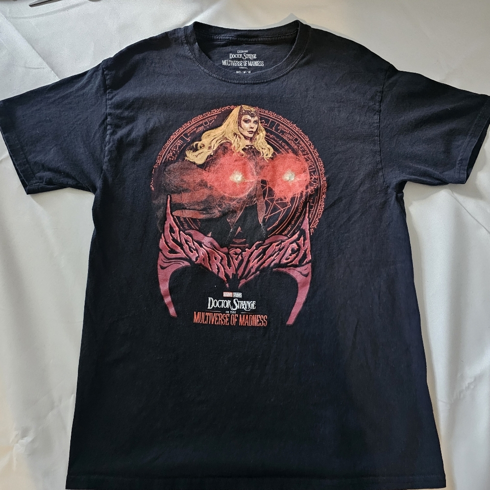 ​Marvel Scarlet Witch MoM Black T-Shirt Size M
